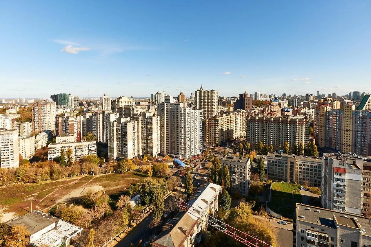 Стильні Апартаменти Із Казковим Краєвидом Та Світлом Kiev Appartement